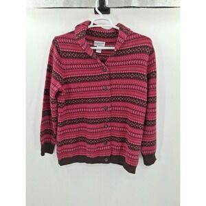 Vintage‎ Pendleton Merino Wool Fair IsleSweater Cardigan 1X